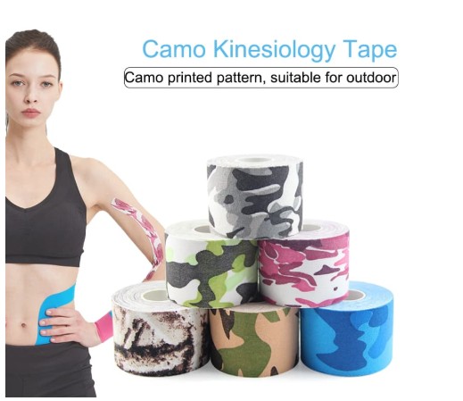 Cinta de camuflaje kinesiología
